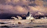 William Bradford Canvas Paintings - Arctic Invaders